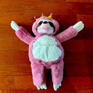 Pink heating pad stuffed animal!